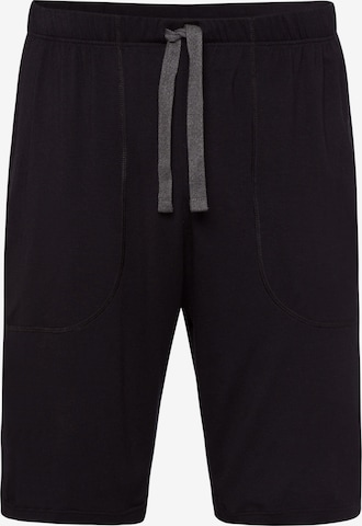 Pantalon de pyjama 'Theo' Myjama en noir : devant