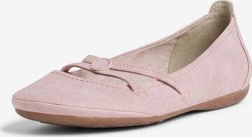 TAMARIS Ballet Flats in Pink: front