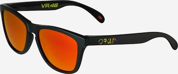 melns OAKLEY Sporta saulesbrilles 'FROGSKINS': no priekšpuses