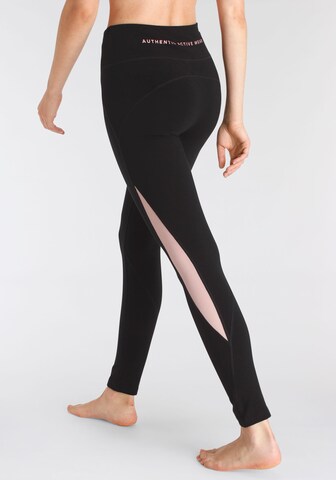 VIVANCE Skinny Sportbroek in Zwart