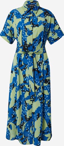 Monki Shirt Dress in Blue Navy Light Blue ABOUT YOU