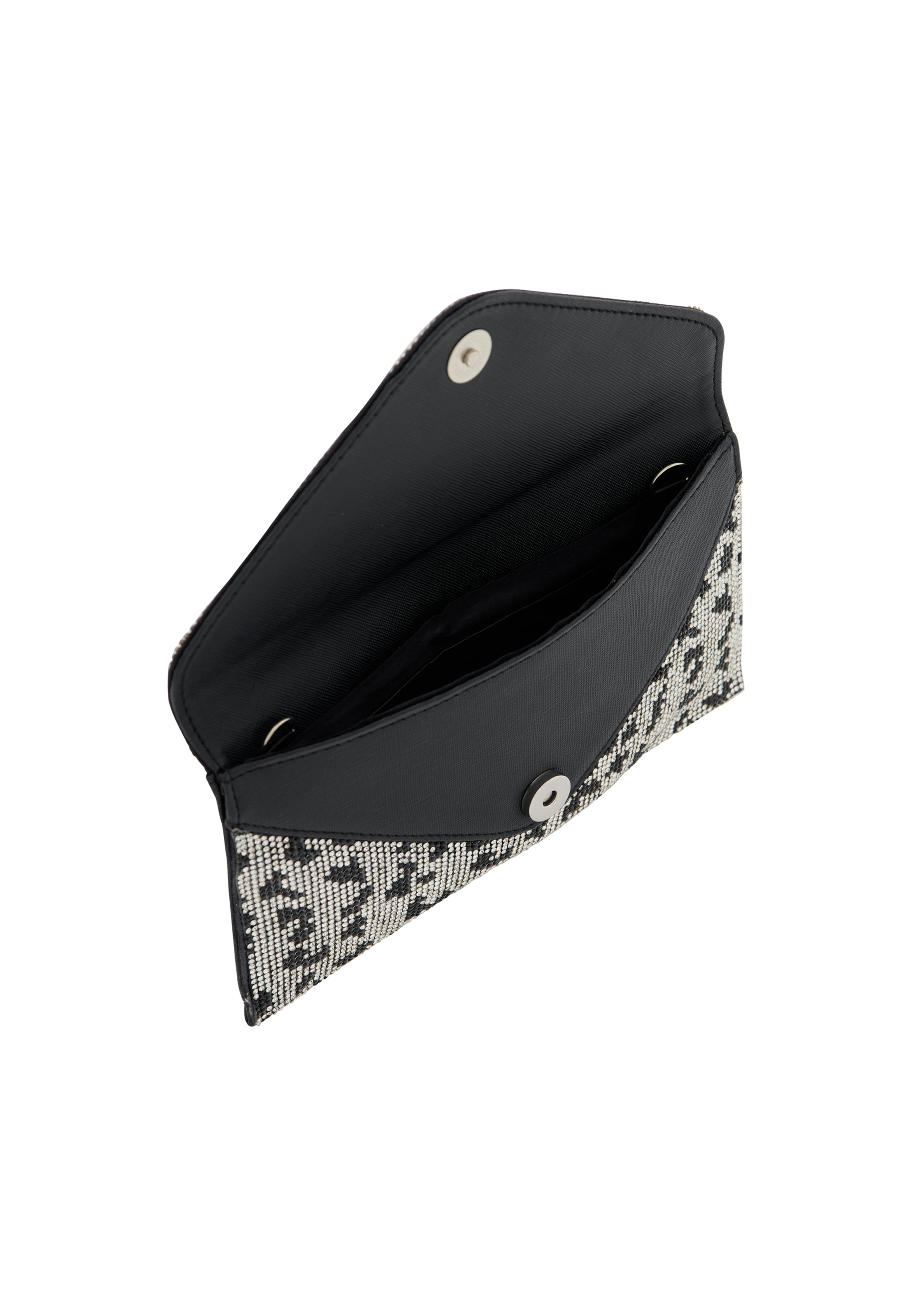 NAEMI Клатч в Серебристый