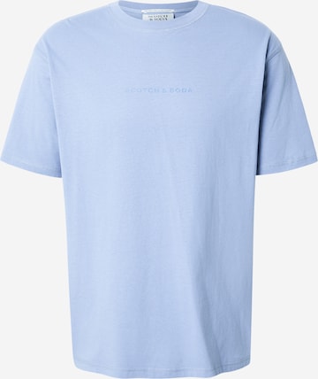 mėlyna SCOTCH & SODA Marškinėliai 'Seasonal Core': priekis