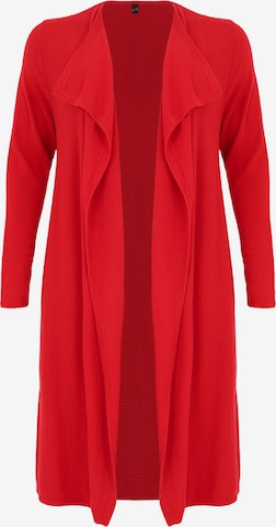 Cardigan Yoek en rouge : devant