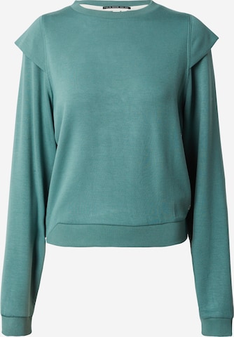 QS Sweatshirt in Blauw: voorkant