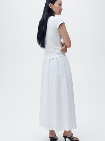 Tricou 'CONTI' de la MANGO pe alb