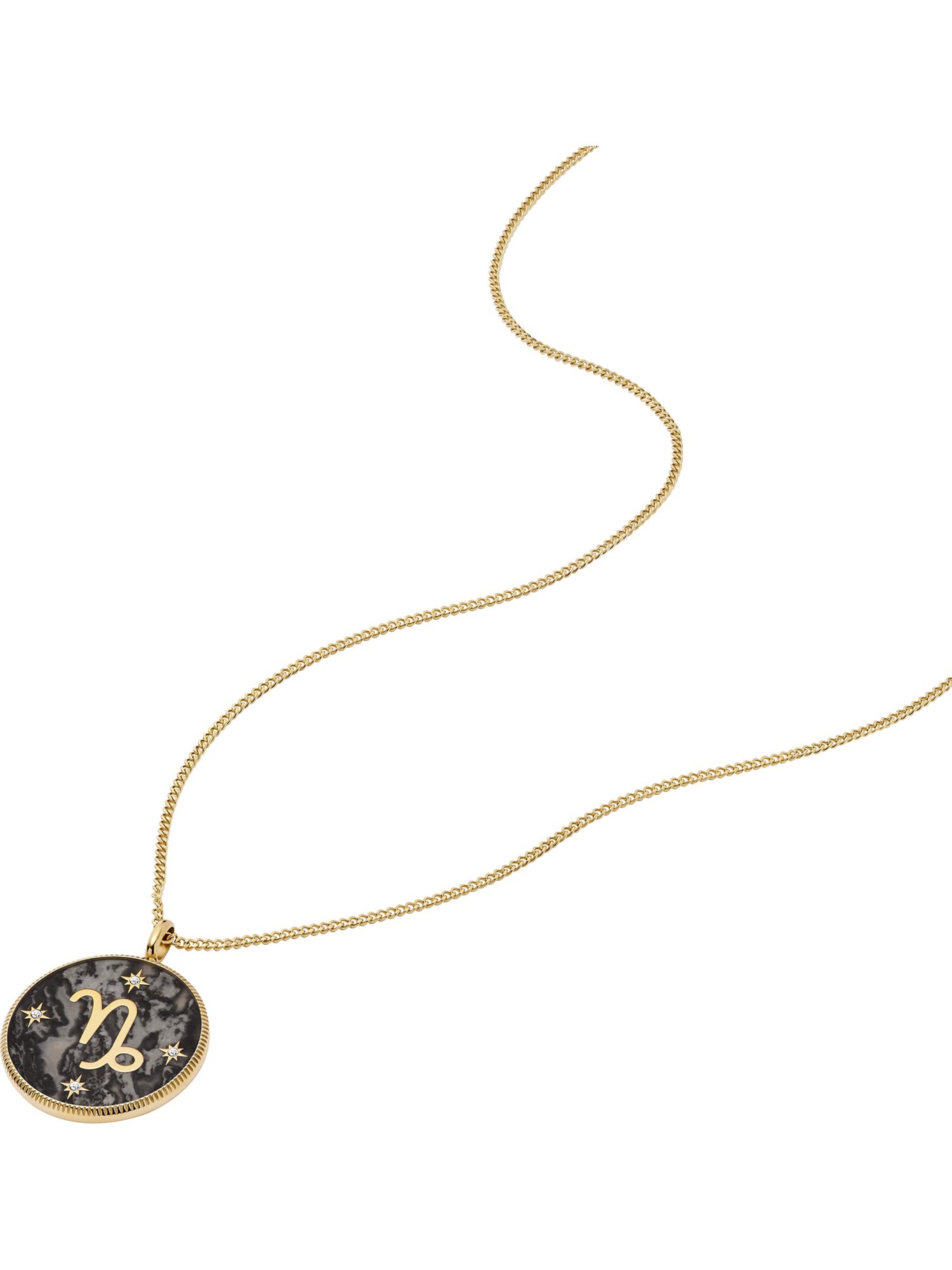 FOSSIL Necklace ' ' in Grey