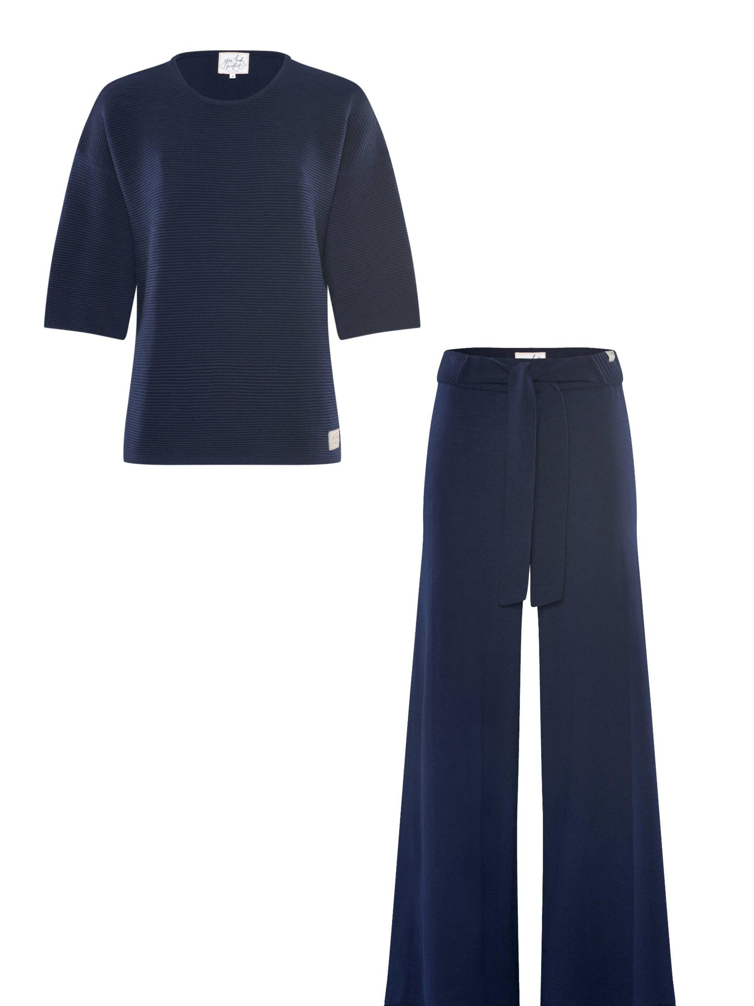 Abito da casa 'Pullover Fay & Pants Bailey' di YOU LOOK PERFECT in blu: frontale