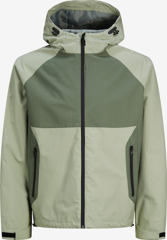 Veste fonctionnelle 'Thread' JACK & JONES en vert : devant