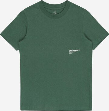 Jack & Jones Junior - Camiseta 'CLEAN' en verde: frente