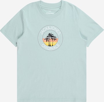 Jack & Jones Junior T-Shirt 'CASEY' in Grün: predná strana