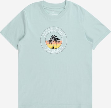 T-Shirt 'CASEY' Jack & Jones Junior en vert : devant