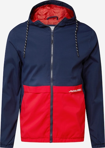 JACK & JONES Kurtka przejściowa 'Barton' w kolorze niebieski: przód