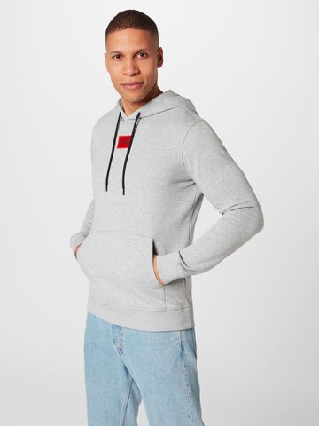 Sweat-shirt 'Daratschi214' HUGO en gris : devant