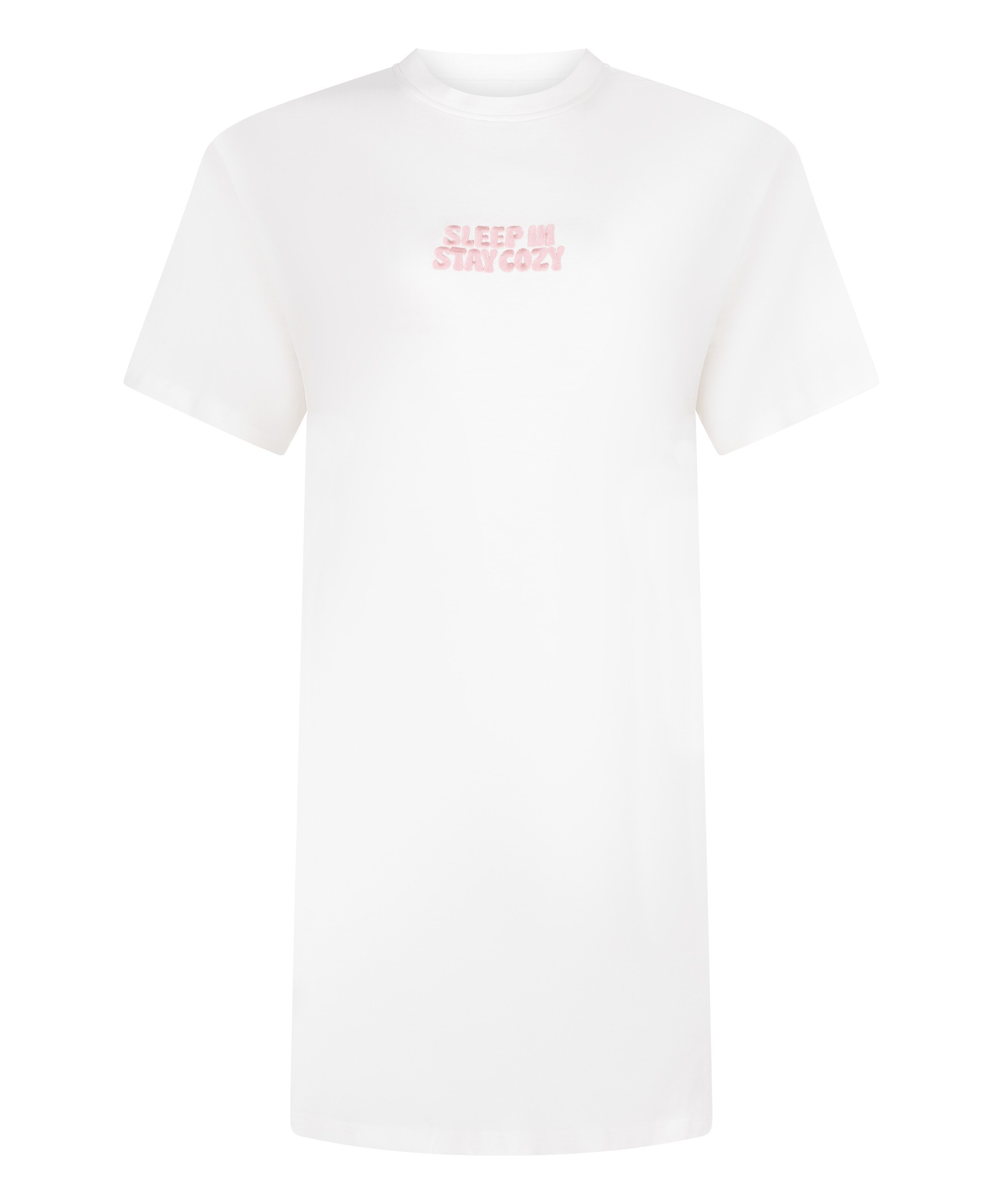 Hunkemöller Slaapshirt in Wit: voorkant
