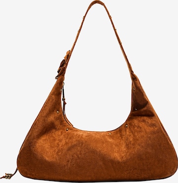 BershkaTorba za na rame - smeđa boja: prednji dio