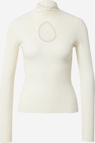 Pulover 'Evelyn' de la EDITED pe alb: față