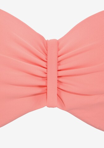 VENICE BEACH Bandeau Bikinioverdel i pink