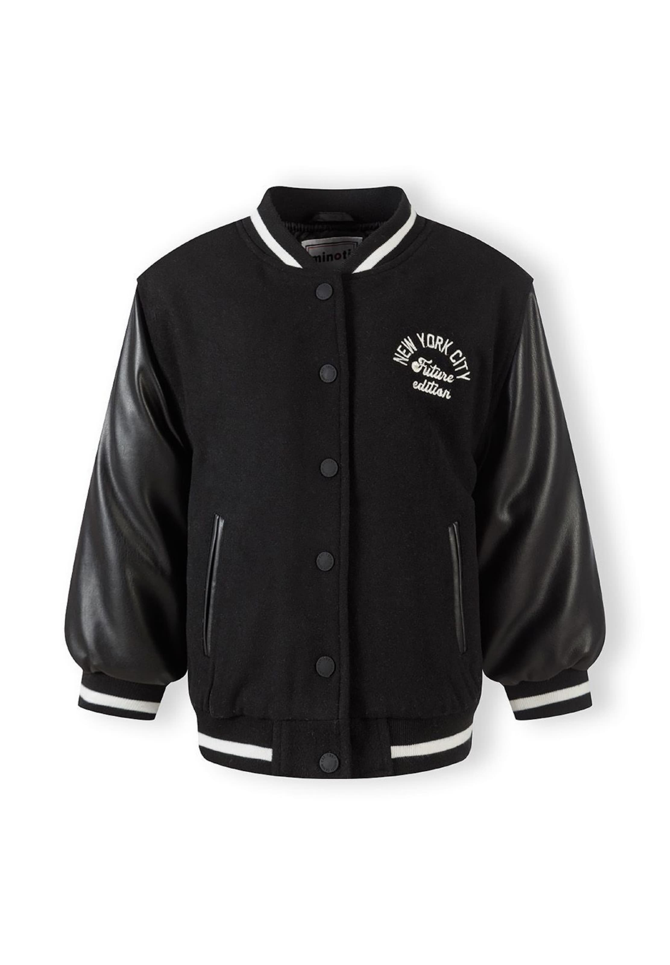 MINOTI Kurtka przejściowa w kolorze czarny: przód