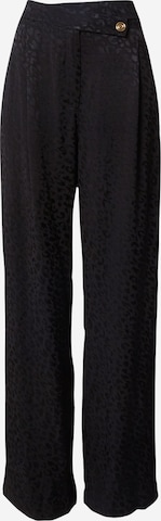 MICHAEL Michael Kors - Perna larga Calças com pregas em preto: frente