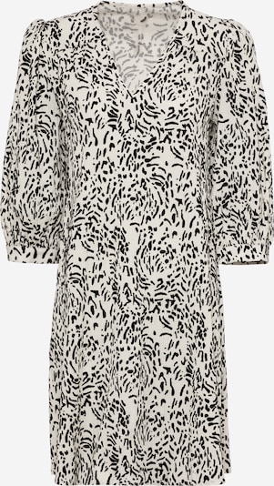 OBJECT Kleid 'OBJAGNETA ELENI' in schwarz / weiß, Produktansicht
