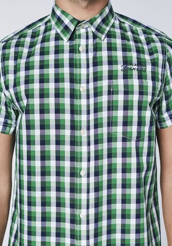 Oklahoma Jeans Regular Fit Hemd in Grün