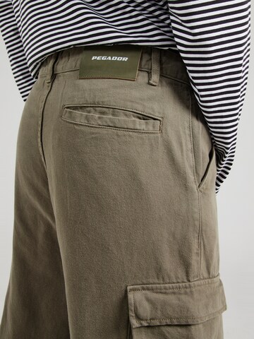 Loosefit Pantaloni cargo 'GARNET' di Pegador in verde