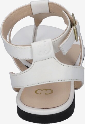 GERRY WEBER T-Bar Sandals 'Gadera' in White