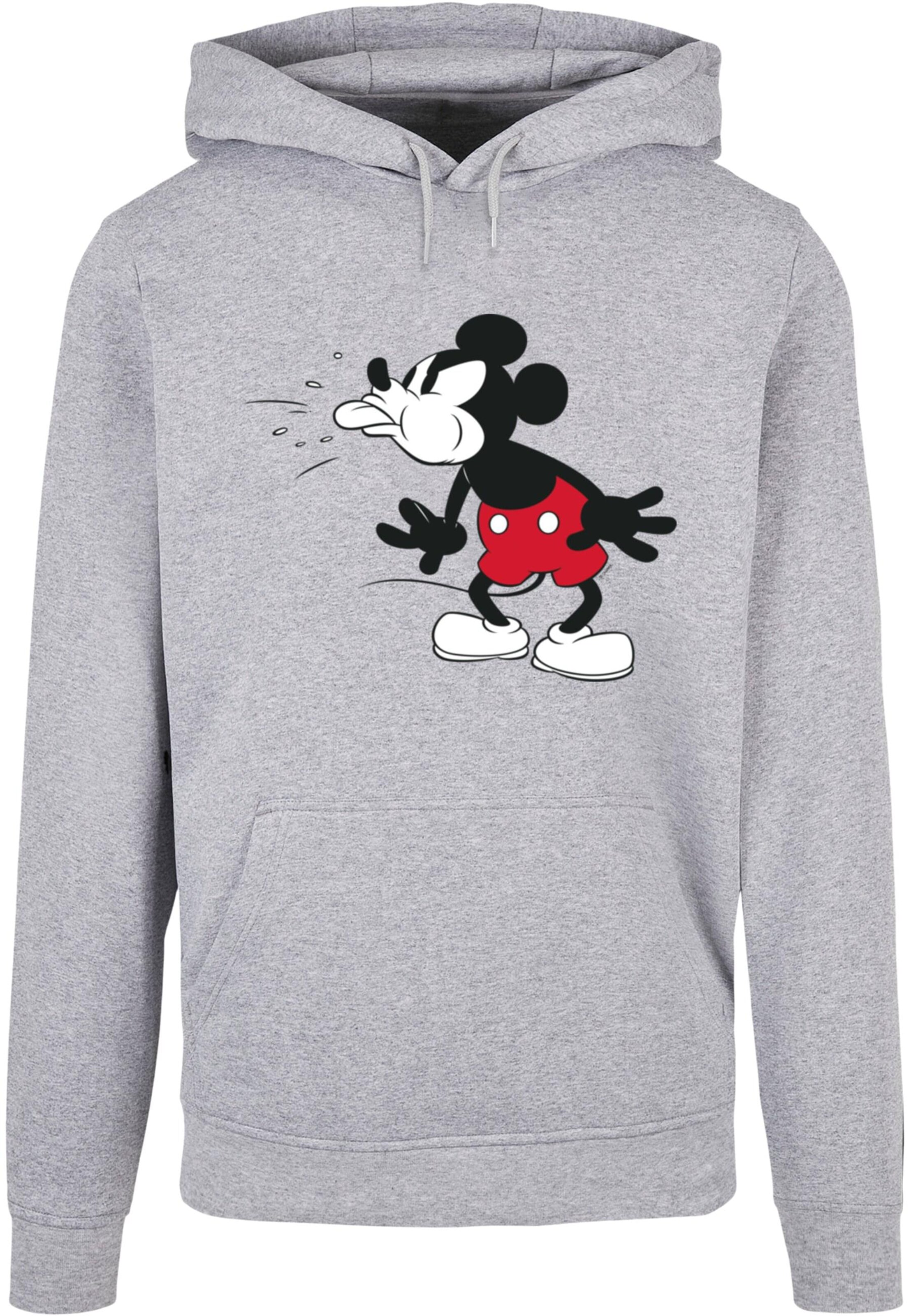 Sweat-shirt 'Mickey Mouse - Tongue' ABSOLUTE CULT en gris : devant