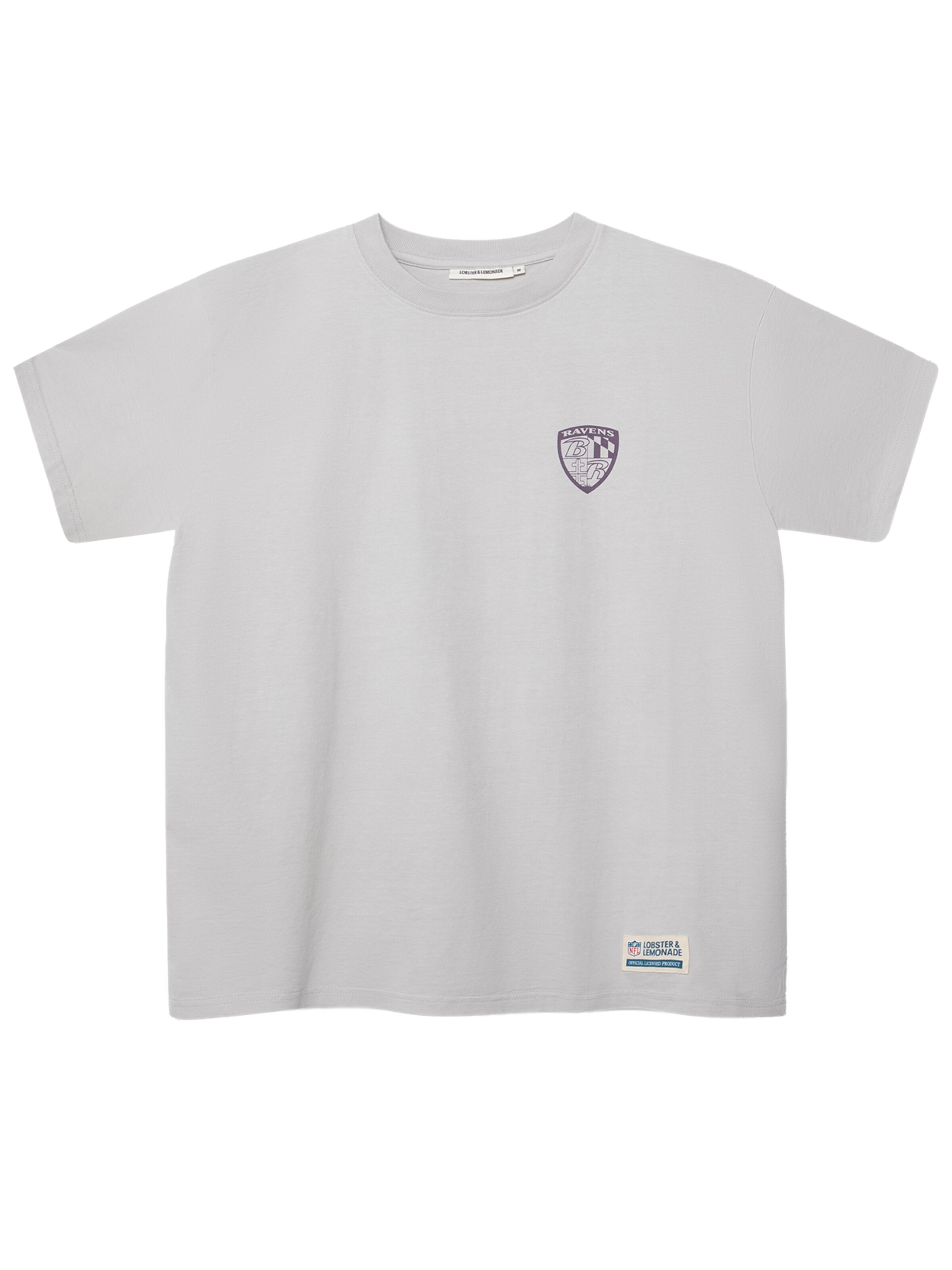 Lobster & Lemonade Shirt 'L&L – NFL Classics Ravens – ’89 Band T-Shirt gray'‌‌‌‌‌‌‌‌‌ in Grau: Vorderseite