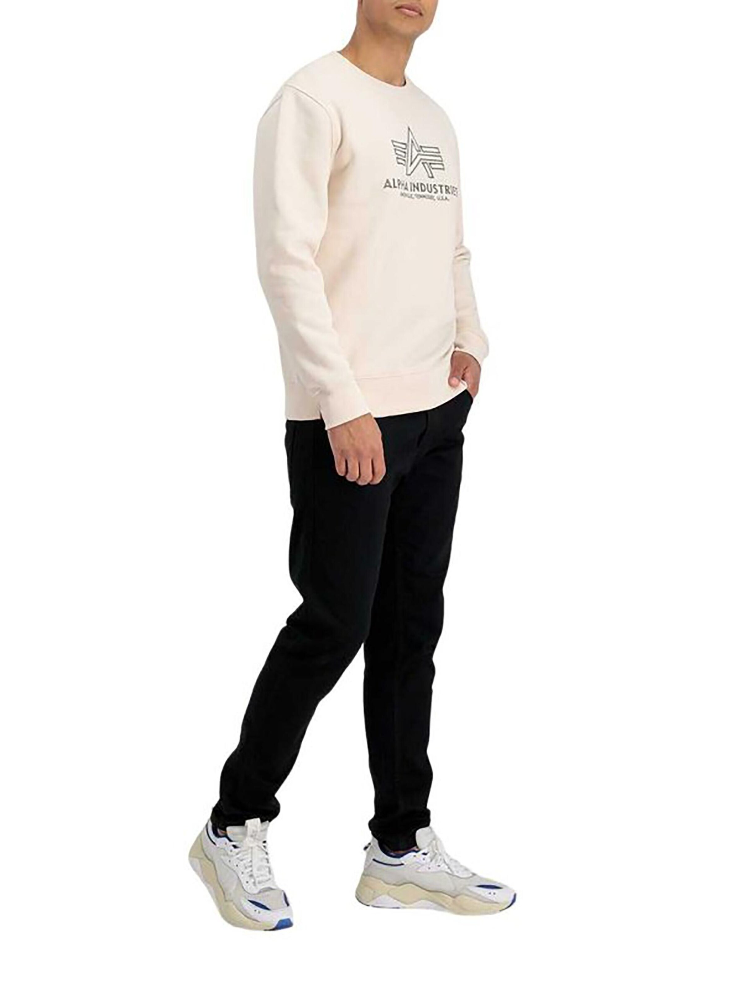 ALPHA INDUSTRIES Sweatshirt‌‌‌ in Weiß: Vorderseite