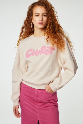 Sweat-shirt Fabienne Chapot en gris : devant