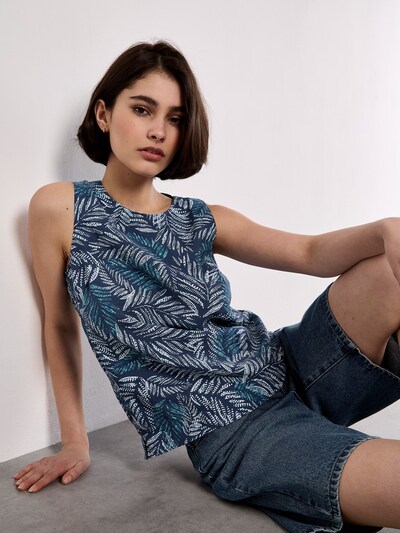 Apricot Shirt in Blue, Item view