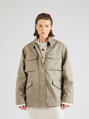 & Other Stories Between-Season Jacket in Green: front