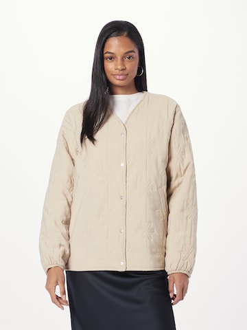 mazine Tussenjas in Beige: voorkant