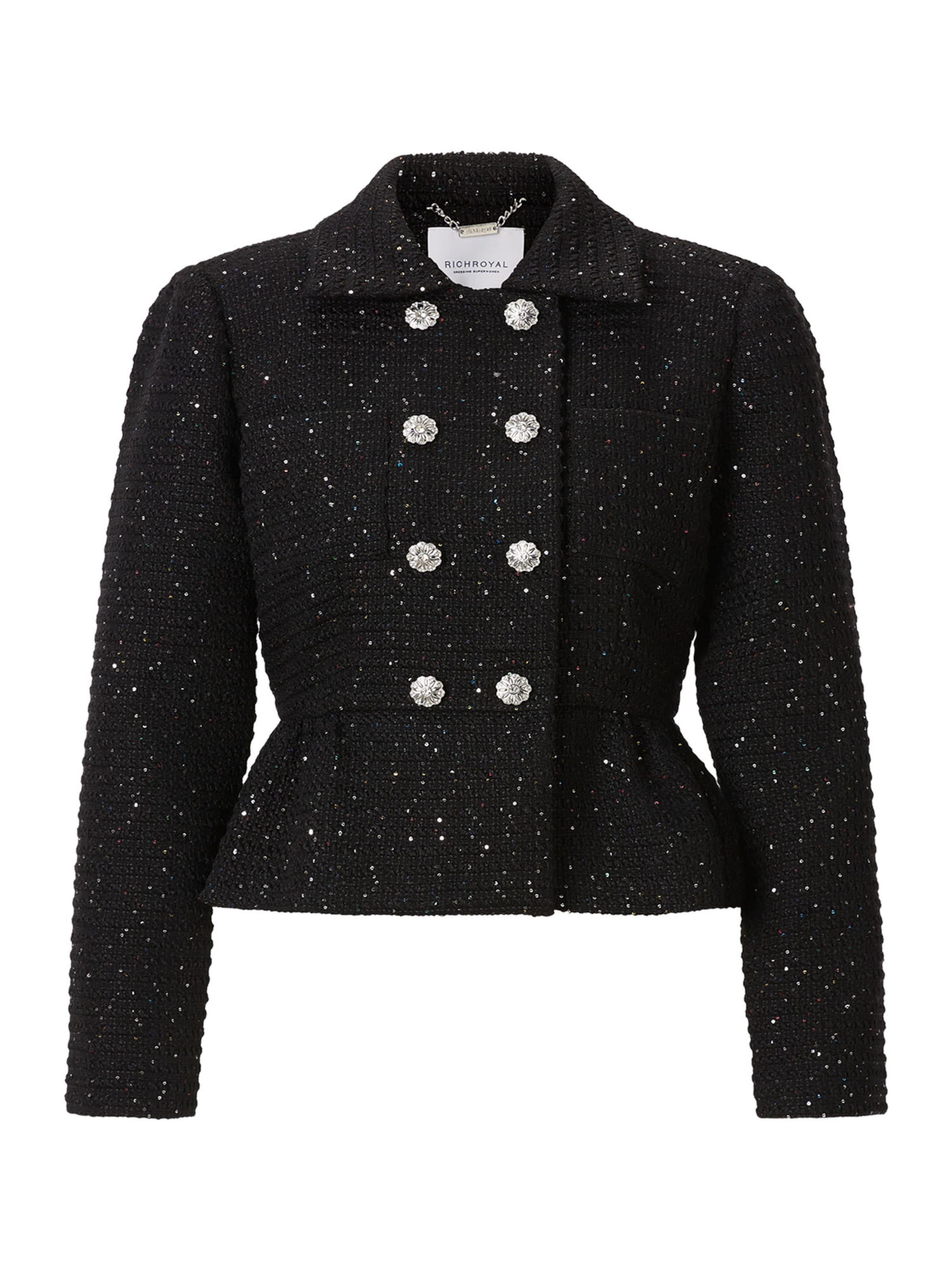 Blazer Rich & Royal en noir : devant