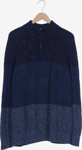 Lands‘ End Sweater & Cardigan in XL in Blue: front