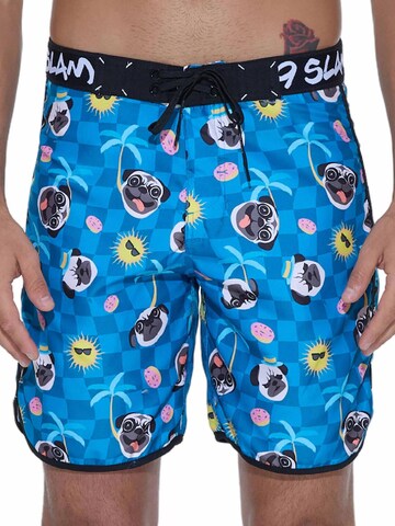 69Slam - Bermudas 'BAÑADOR' en azul