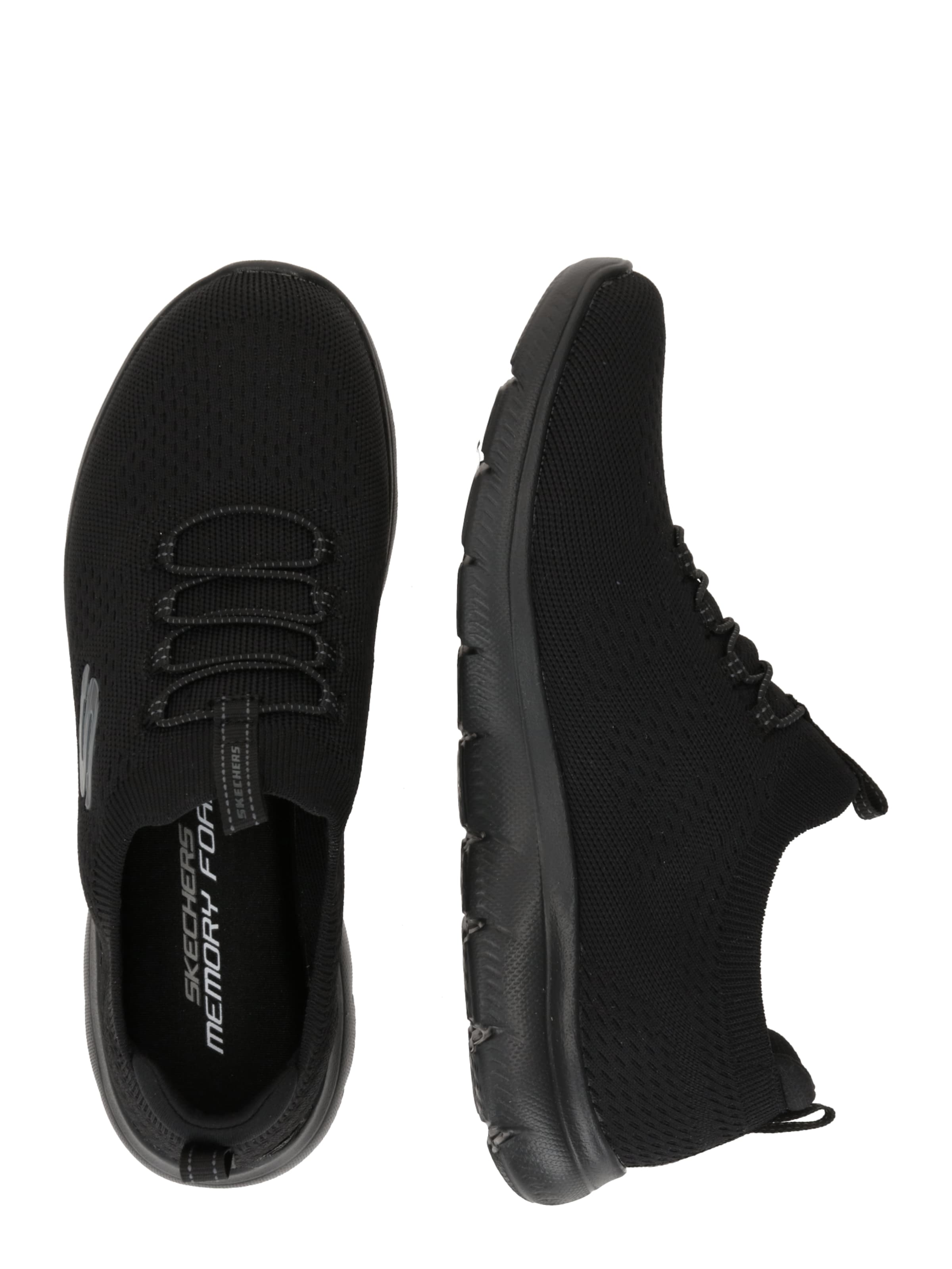 SKECHERS Slip On 'Summits' in Schwarz