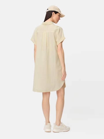CAMEL ACTIVE Hemdblusenkleid mit Knopfleiste in Gelb