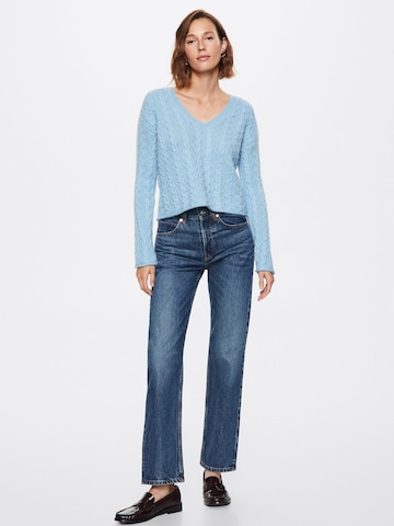 MANGO Pullover 'Rinko' in Blau