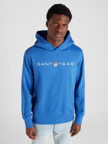 GANT Sweatshirt in Blauw: voorkant