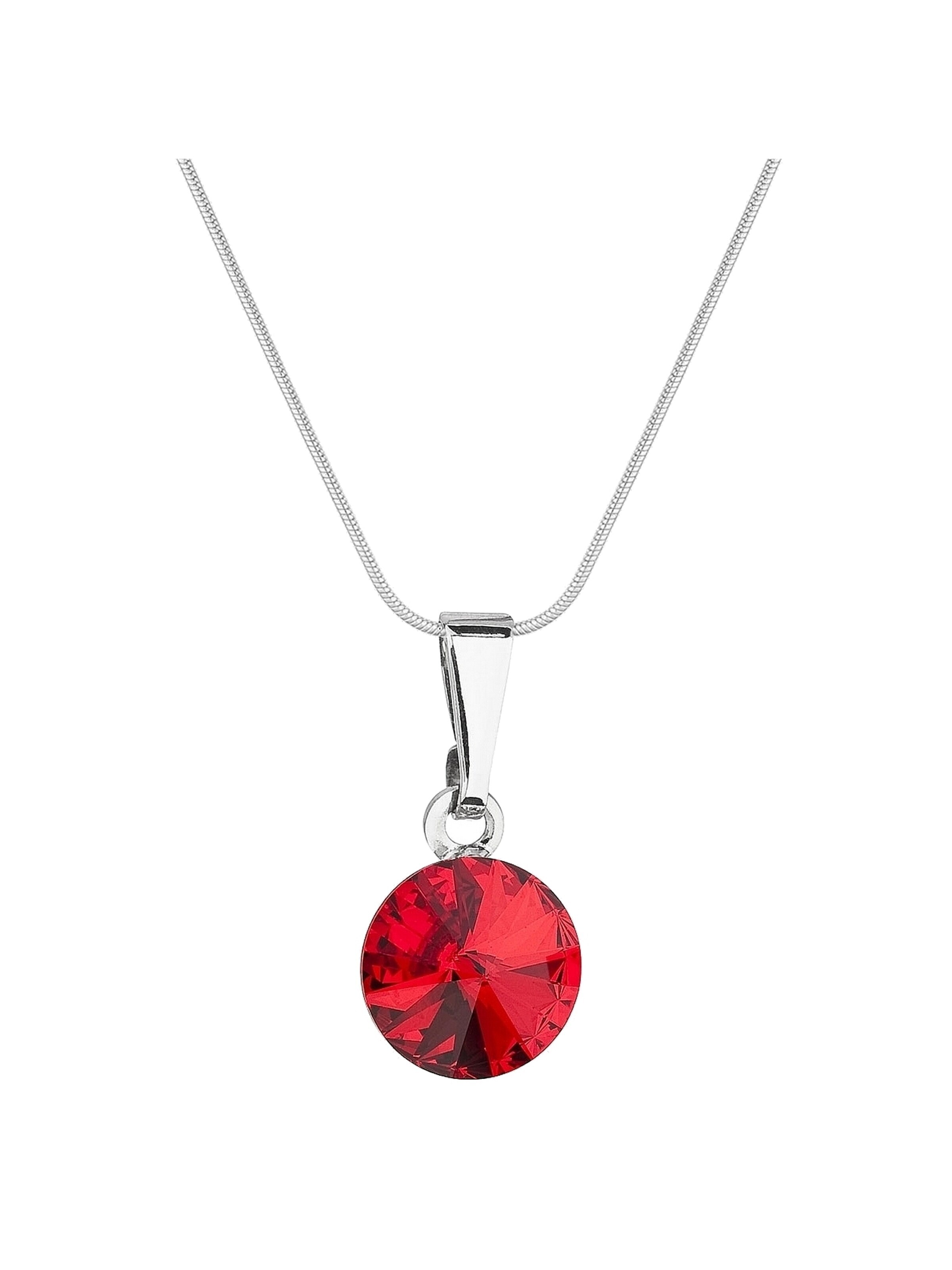 EXCLUSIVE EDITION Řetízek 'Rivoli adorned with Swarovski crystals' – červená