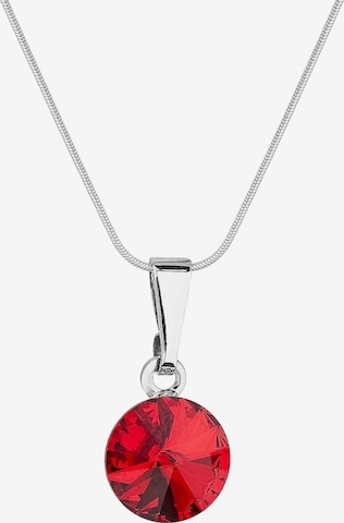 EXCLUSIVE EDITION Necklace 'Rivoli adorned with Swarovski crystals' in Red: front