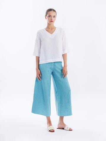 Haris Cotton Blouse in Wit