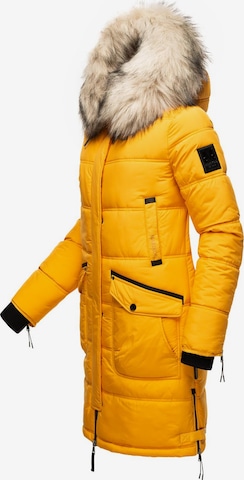 MARIKOO Winter coat 'Chaskaa' in Yellow