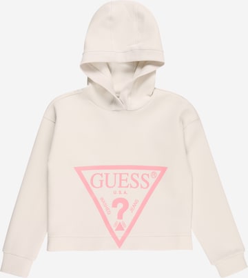 GUESS Sweatshirt in Beige: front