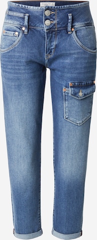 HerrlicherTapered Cargo traperice 'Dido' - plava boja: prednji dio