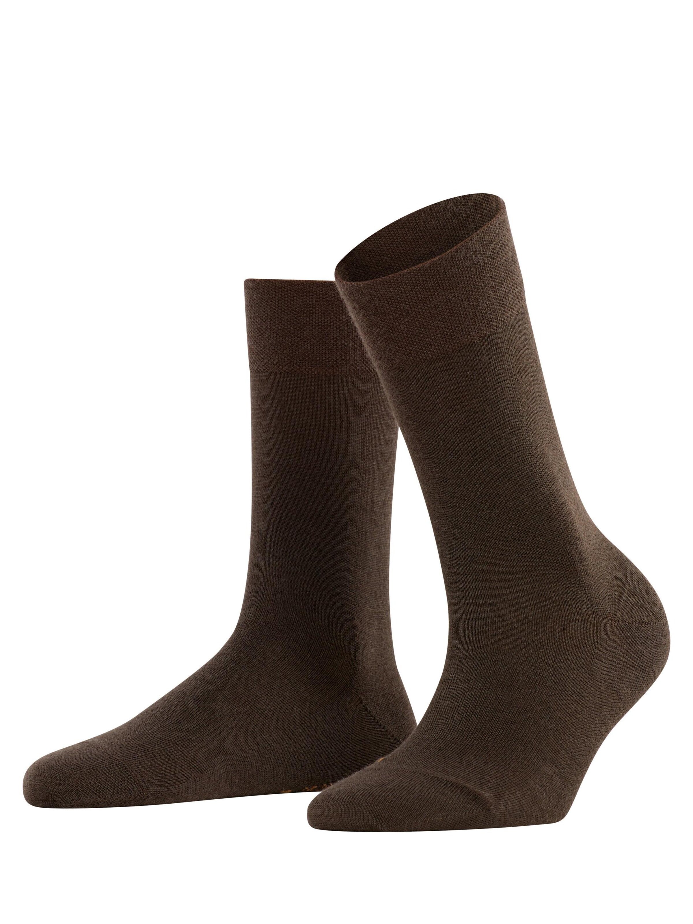FALKE Socken 'Sensitive Berlin'‌‌‌‌ in Braun: Vorderseite