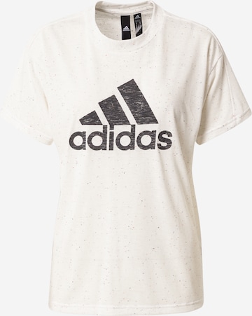 ADIDAS SPORTSWEAR Functioneel shirt 'Future Icons Winners 3' in Wit: voorkant